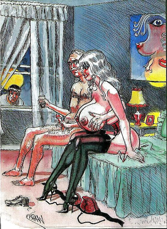 12P Femdom cuckold themed toons