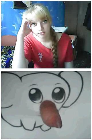 4P Omegle girls 3 - Small elephant again