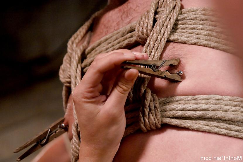 15P Bdsm male slave nipple torture
