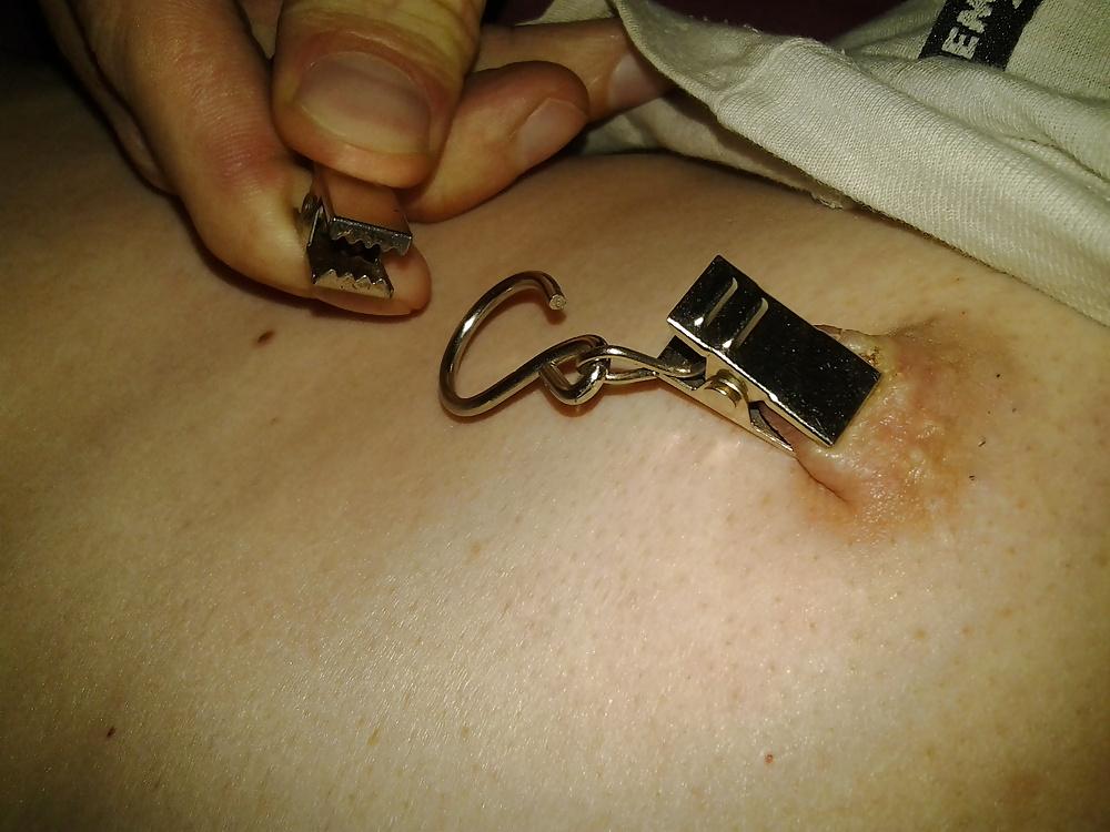 15P Bdsm male slave nipple torture