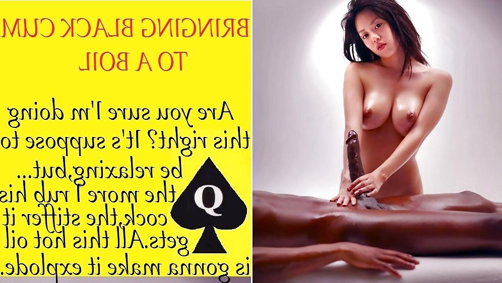 15P Interracial Captions: BBC training their Sissys 17