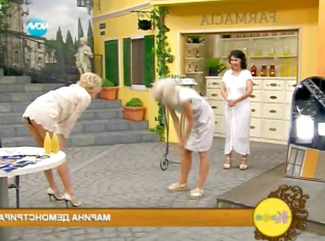 25P Bulgarian tv pantyhose