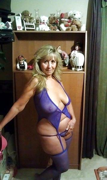 25P Saggy matures proudly wearing see thru 2 ! 