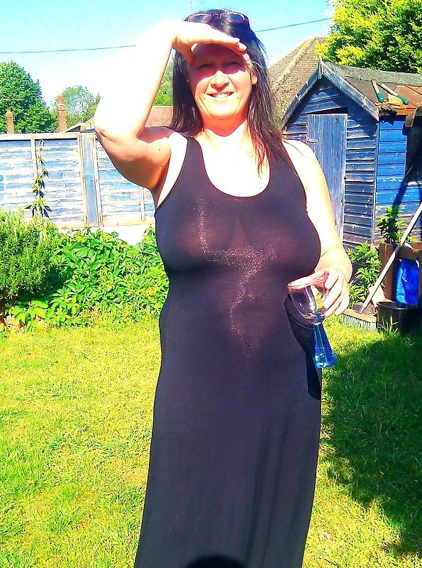25P Saggy matures proudly wearing see thru 2 ! 