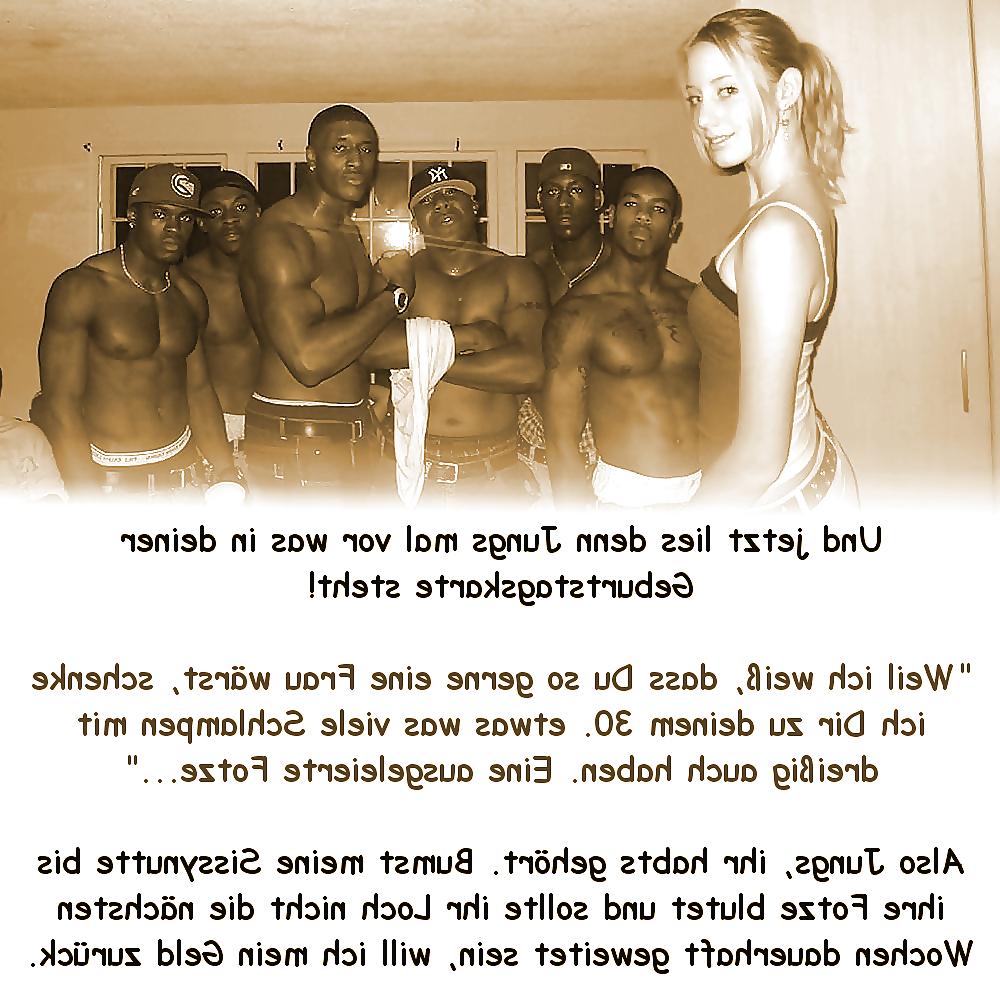 8P Sissy Cuckold Girl Femdom Captions VII German 