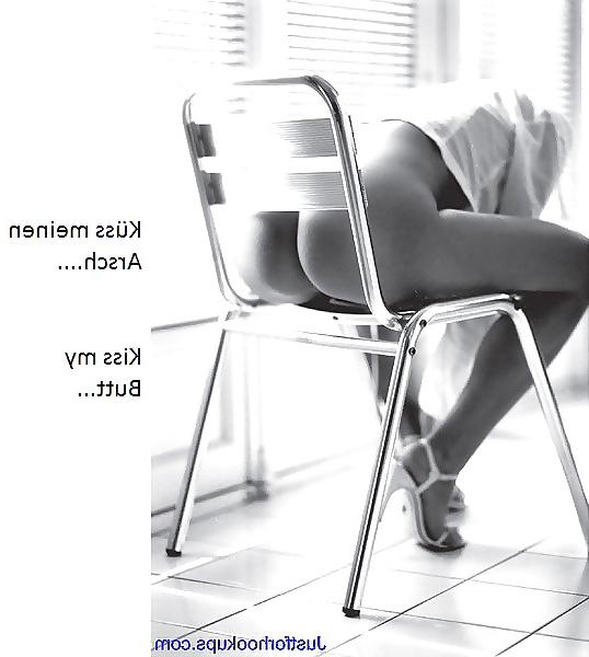 25P Femdom and Male Chastity Chaptions German and English
