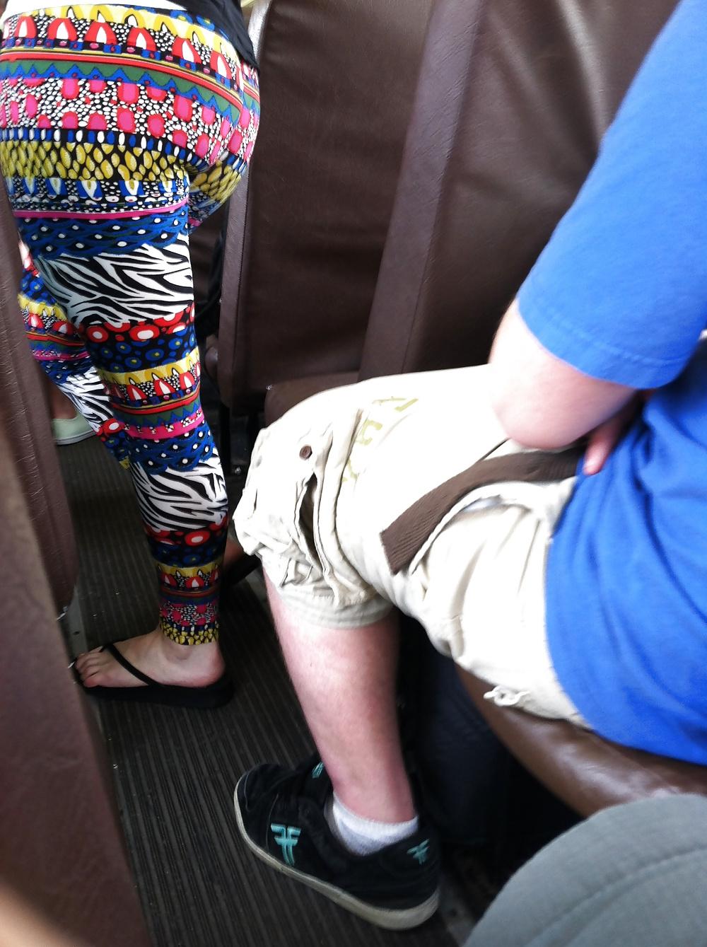 5P Candid ass on bus