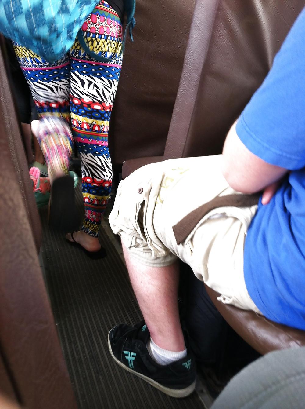 5P Candid ass on bus