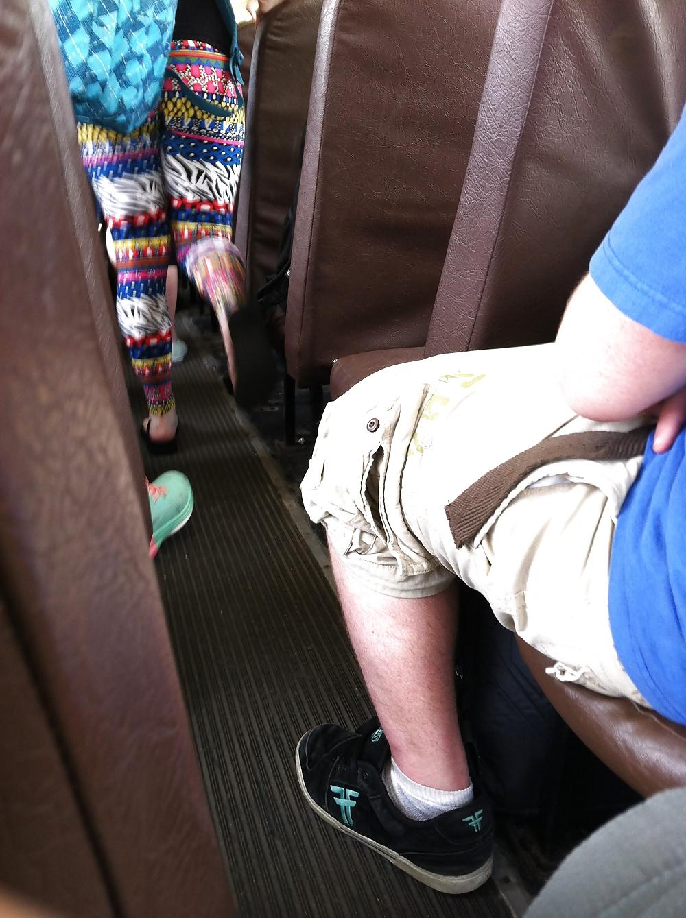 5P Candid ass on bus