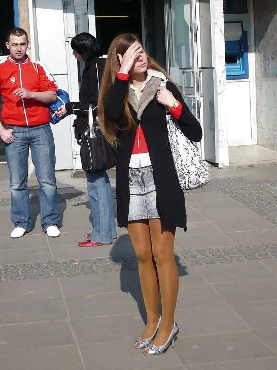25P Nylon upskirt 13