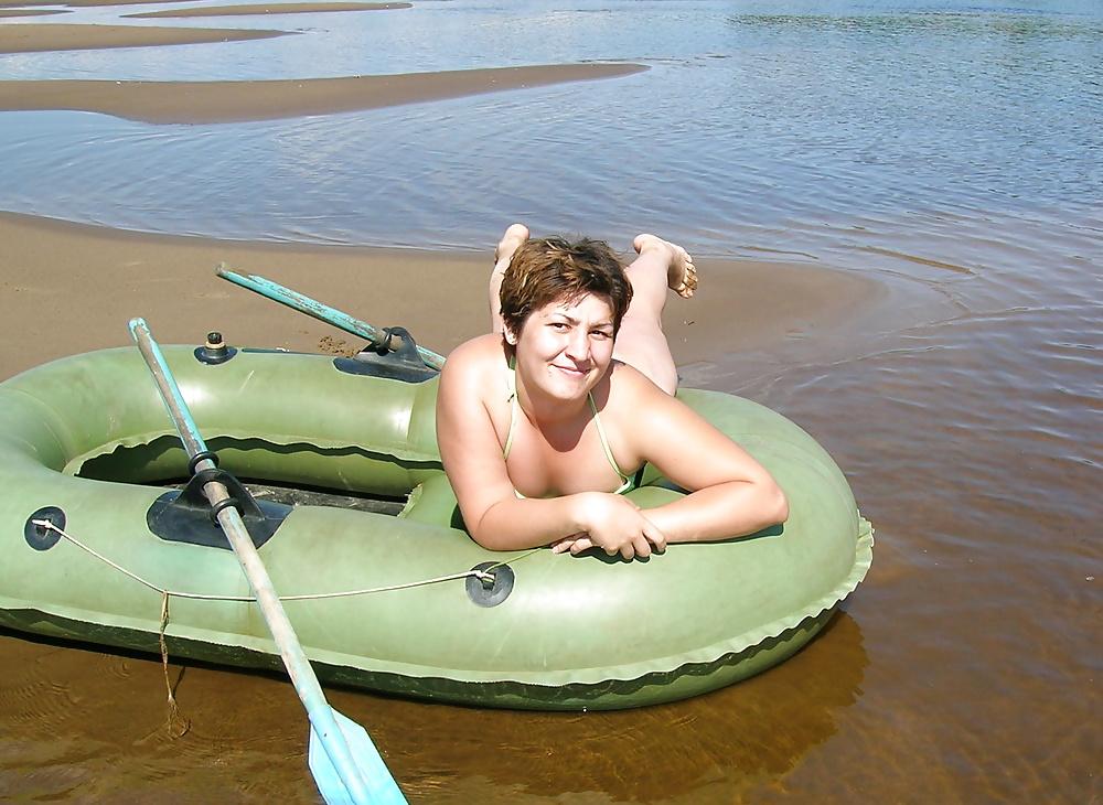 23P My chubby russian ex-girlfriend at the sea...