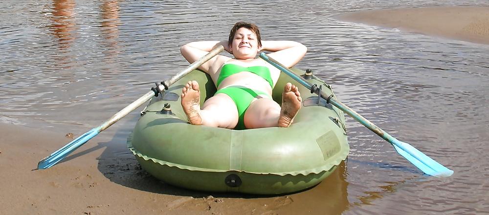 23P My chubby russian ex-girlfriend at the sea...
