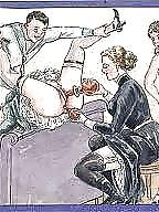 25P Erotic enema drawings