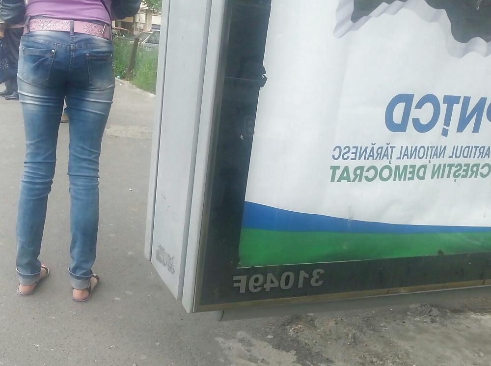 24P Spy ass teens in bus, station, train romanian