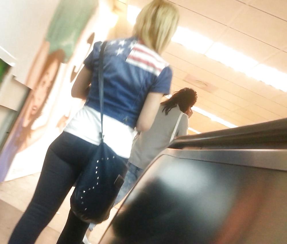 24P Spy ass teens in bus, station, train romanian
