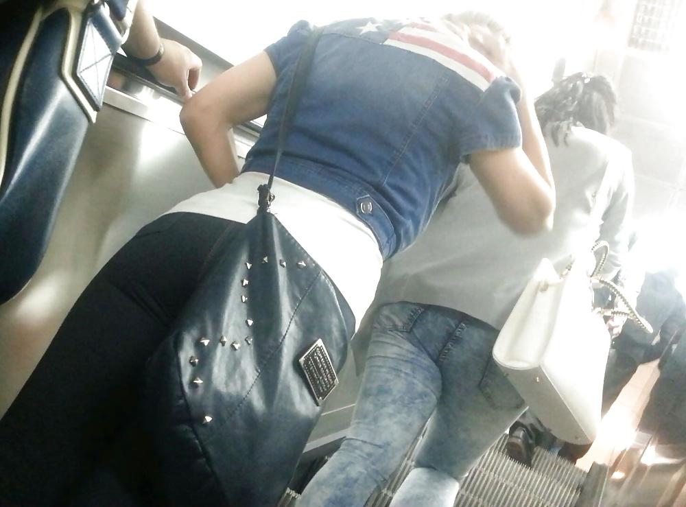 24P Spy ass teens in bus, station, train romanian