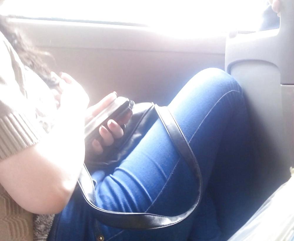 22P Spy old + young in bus, tram romanian