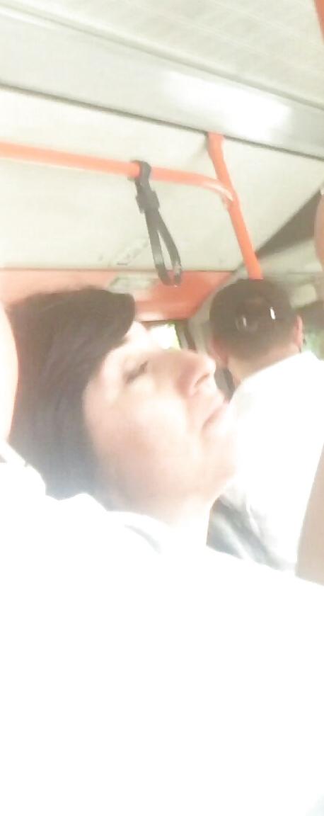 22P Spy old + young in bus, tram romanian