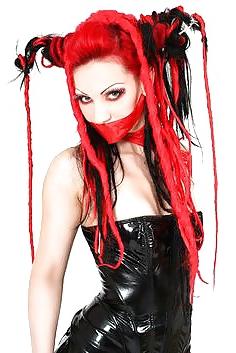 21P Latex lack u leder