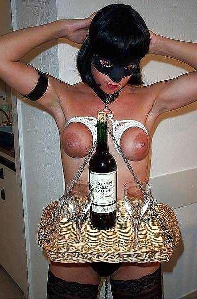 25P Slave Girls Serving as Human Drinks Trays