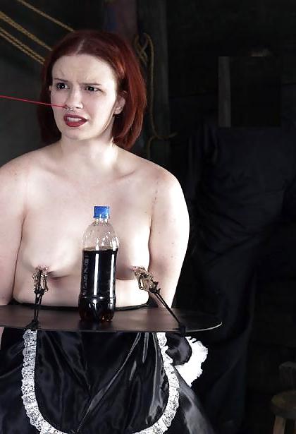 25P Slave Girls Serving as Human Drinks Trays