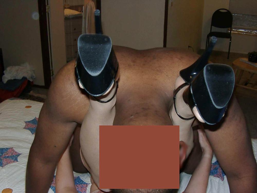 18P Interracial Stockings Set #1