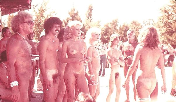 10P Old 35 mm shots nudist competion