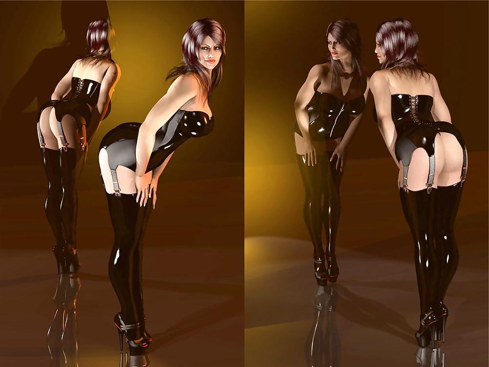 25P 3d Fetish and Latex Babes
