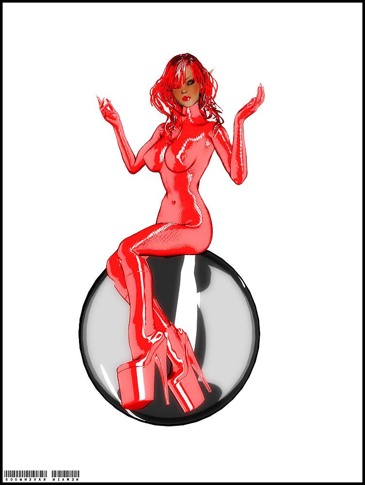 25P 3d Fetish and Latex Babes