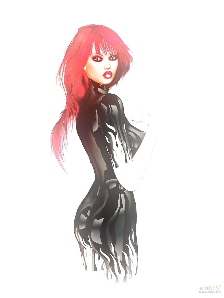 25P 3d Fetish and Latex Babes