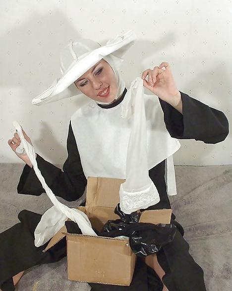 15P Nun chooses underwear