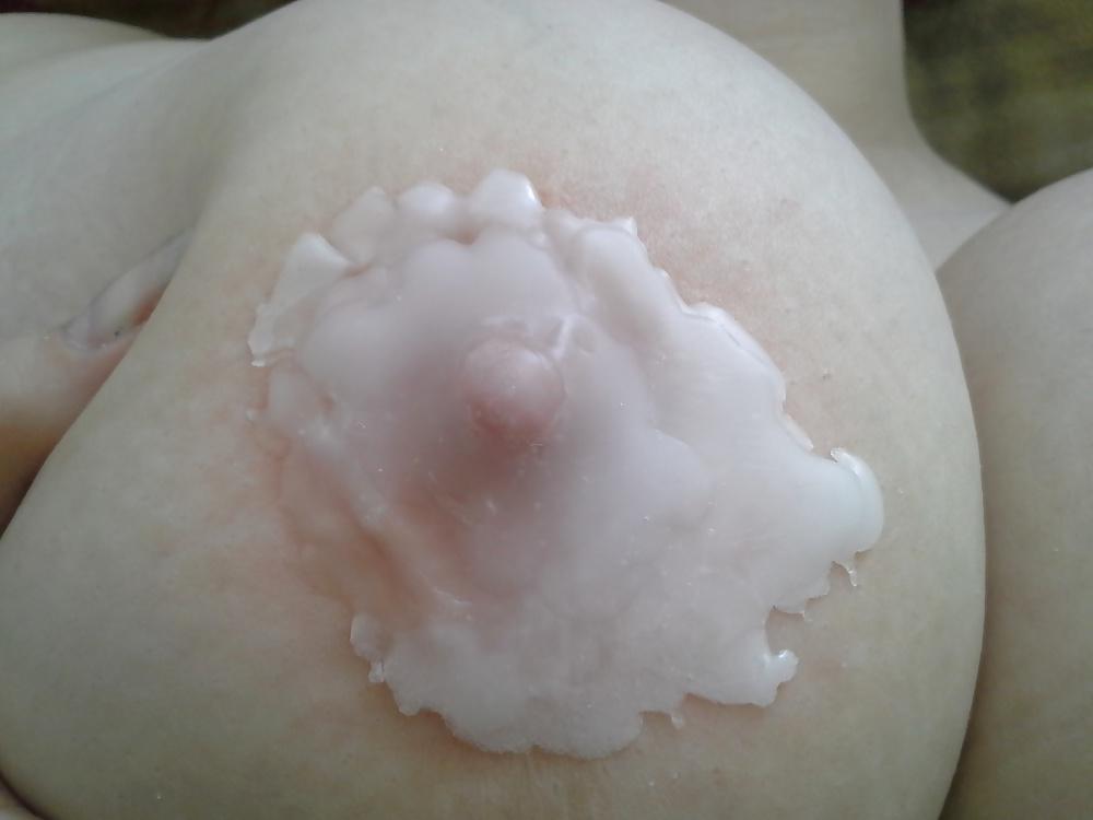 13P Wax on my tits