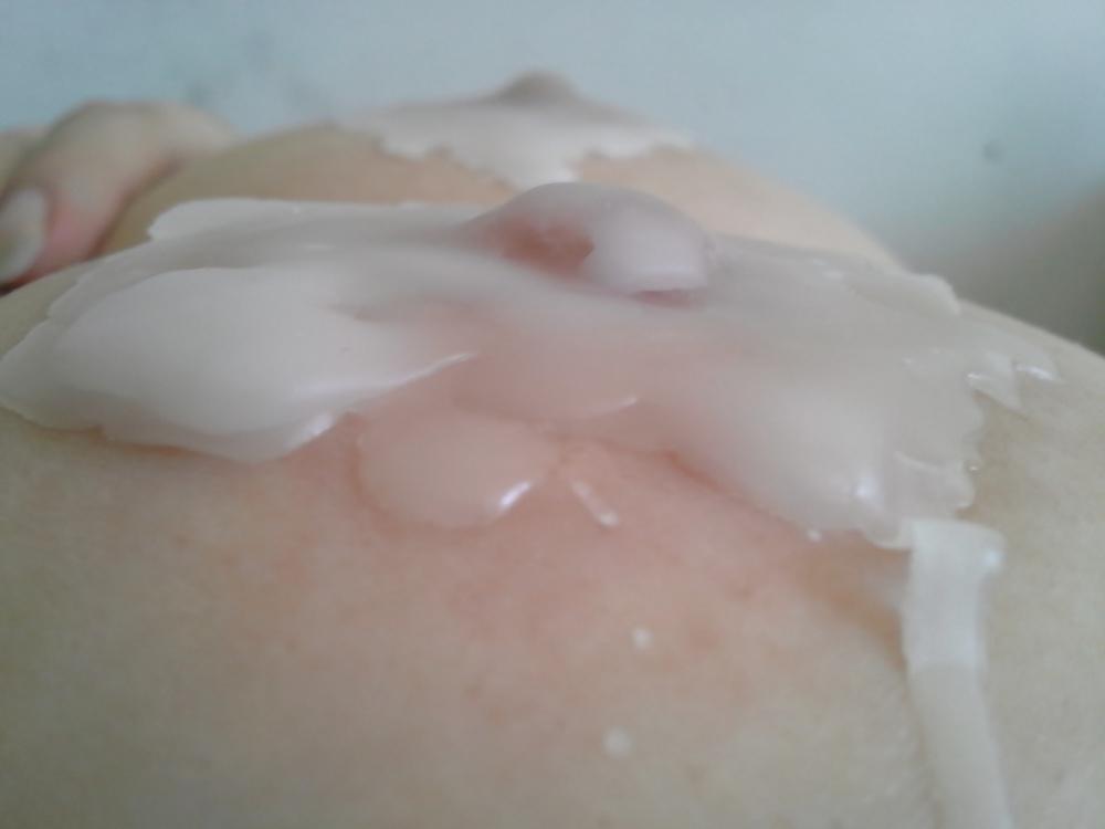 13P Wax on my tits