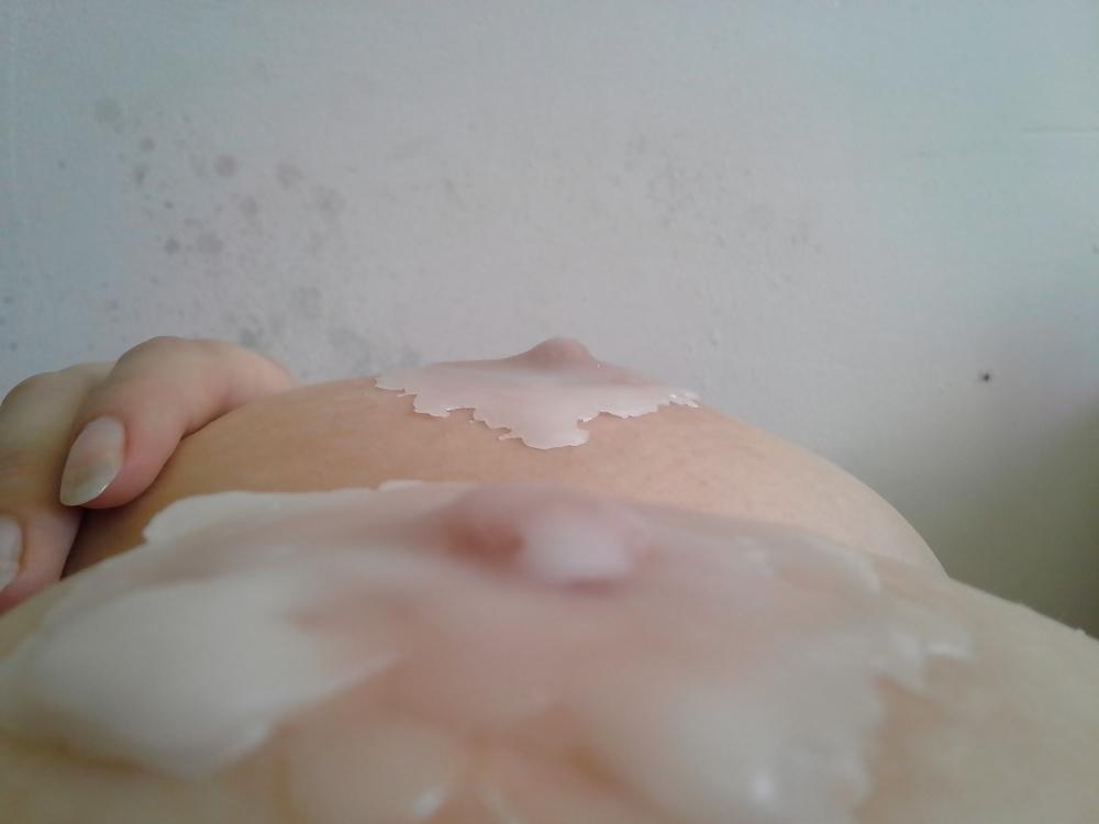 13P Wax on my tits