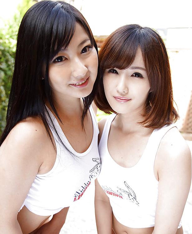 16P Japanese girl bukkake facial