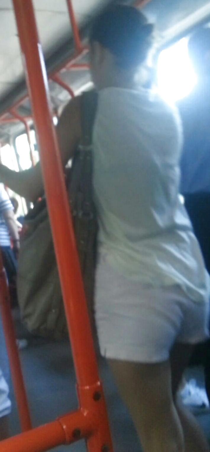 22P Spy sexy teens in bus romanian