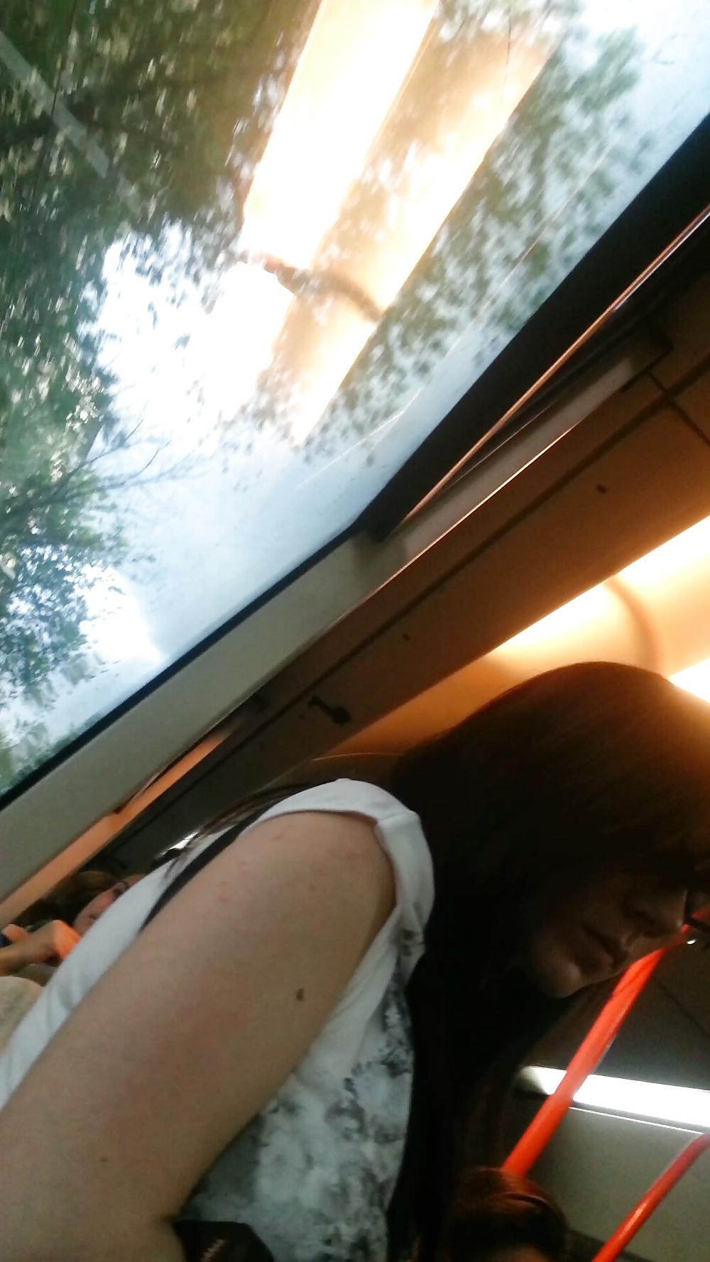 22P Spy sexy teens in bus romanian