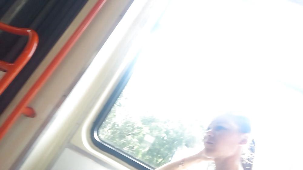 22P Spy sexy teens in bus romanian