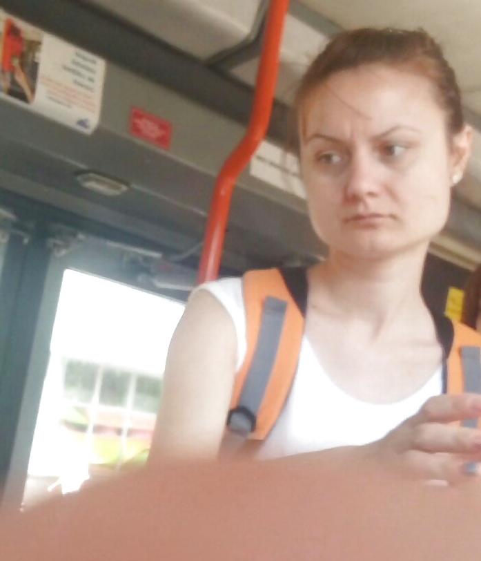 22P Spy sexy teens in bus romanian