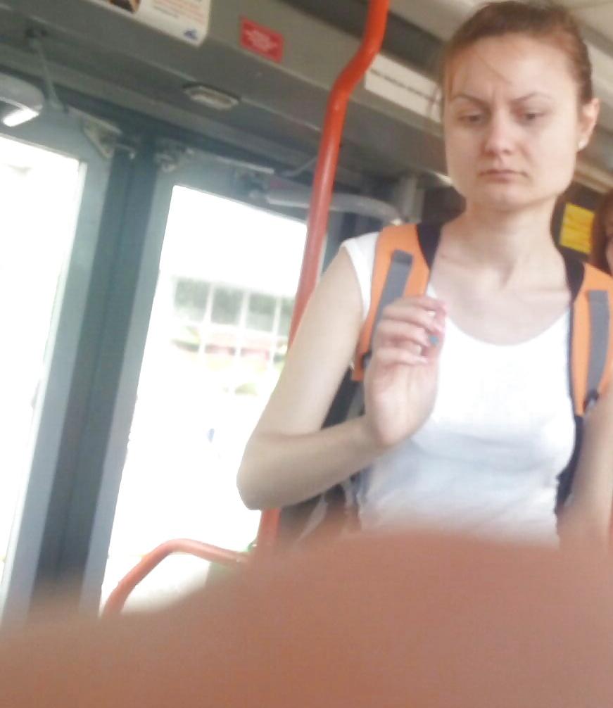 22P Spy sexy teens in bus romanian