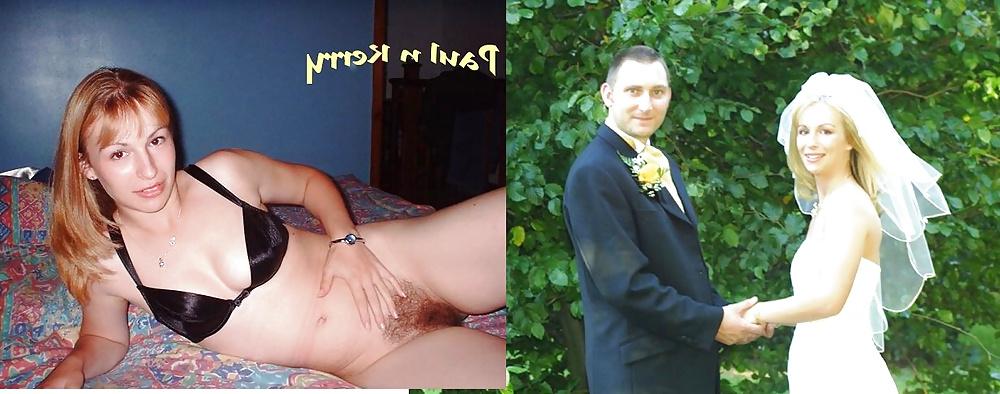 25P Bottomless and Hairy Dressed & Undressed