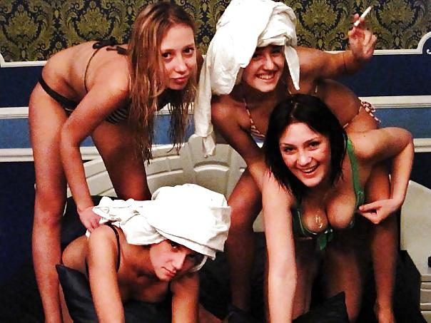 25P Rus lesbian sauna