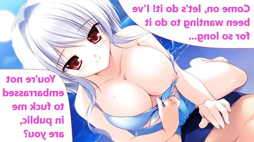 10P Hentai Captions: Beach Fun Time! 