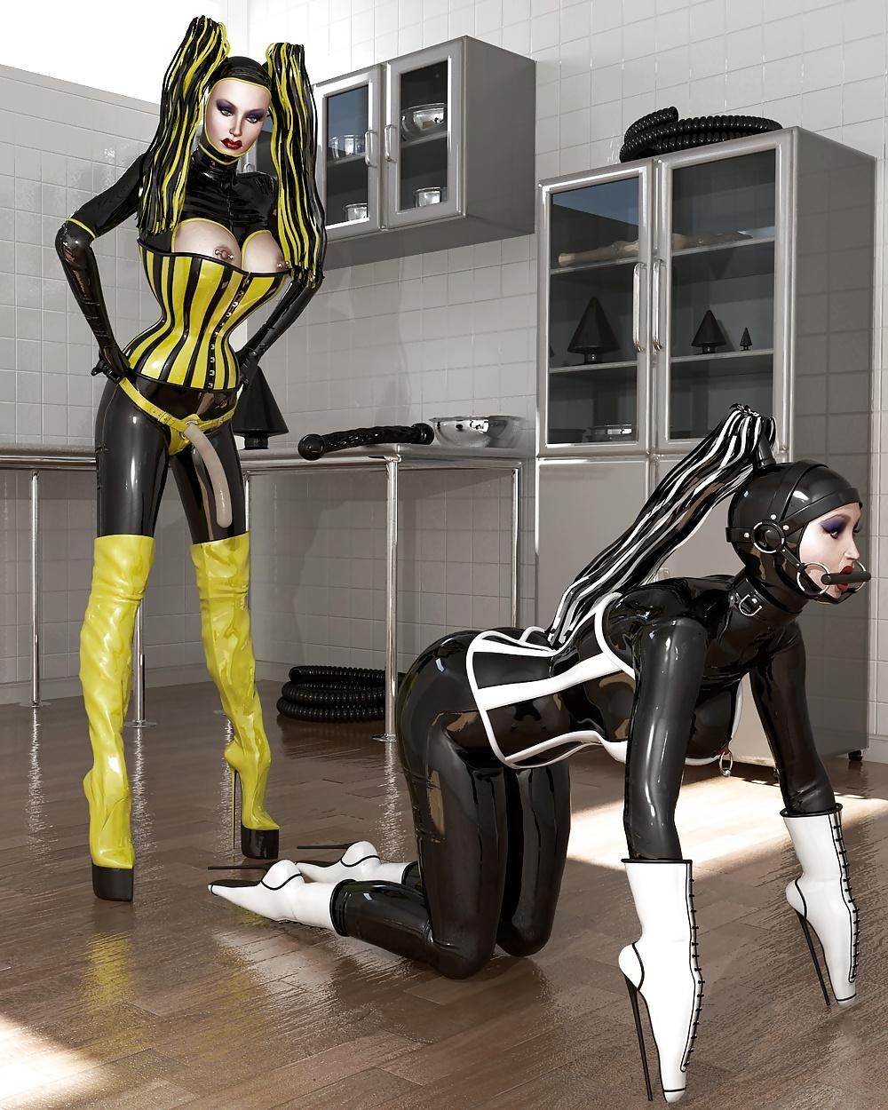 25P 3d Fetish and Latex Babes Part 3