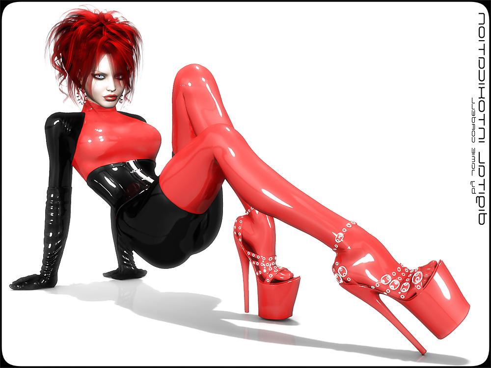 25P 3d Fetish and Latex Babes Part 3