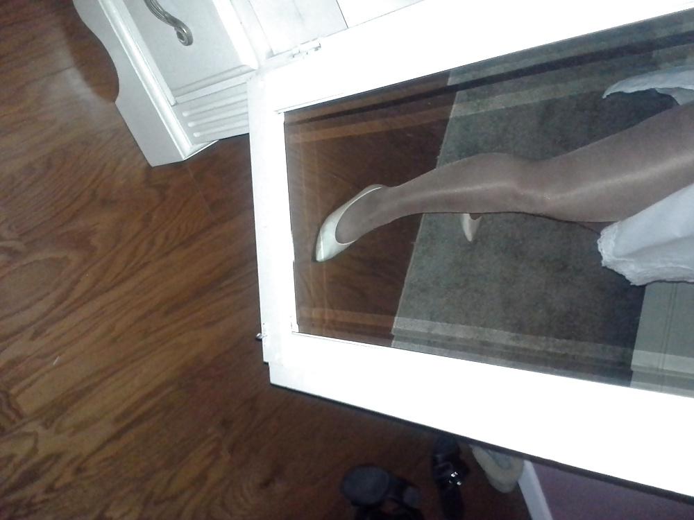 7P My wife in pantyhose