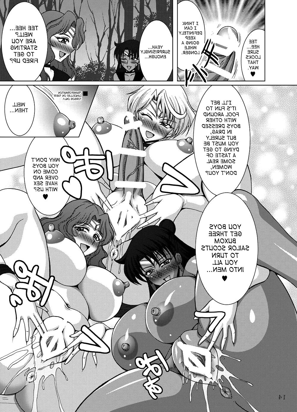 25P Crossdressers Vs Saturn, Uranus, & Pluto (Sailor Moon)