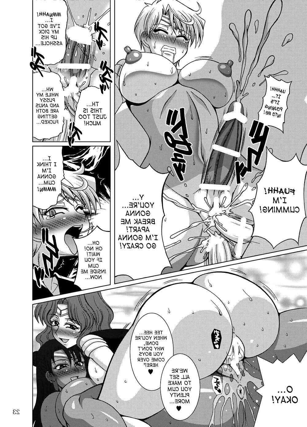25P Crossdressers Vs Saturn, Uranus, & Pluto (Sailor Moon)