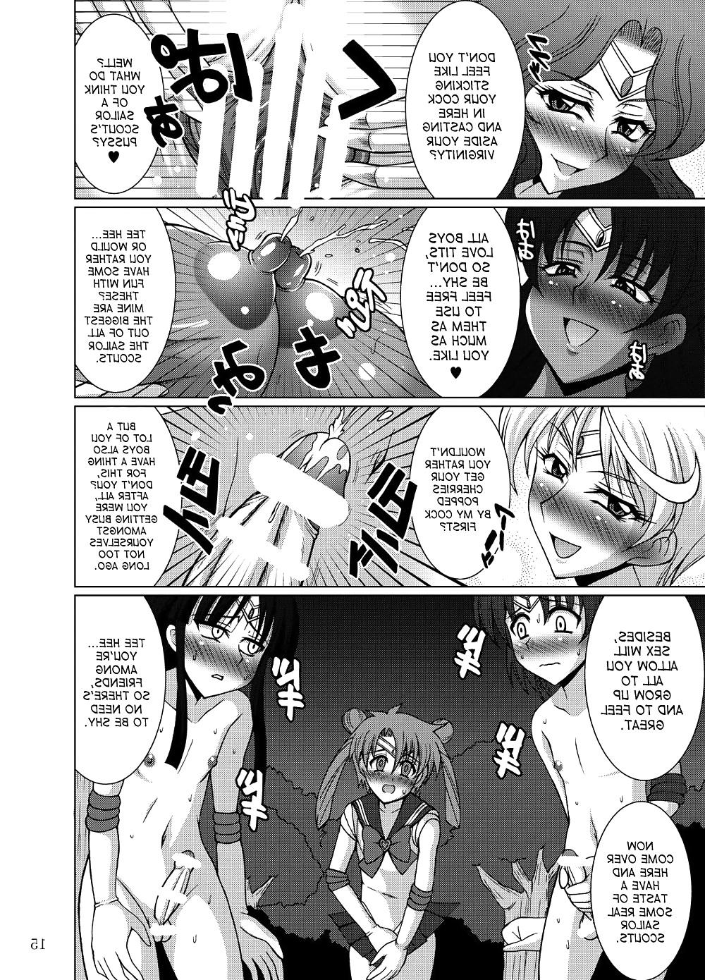 25P Crossdressers Vs Saturn, Uranus, & Pluto (Sailor Moon)