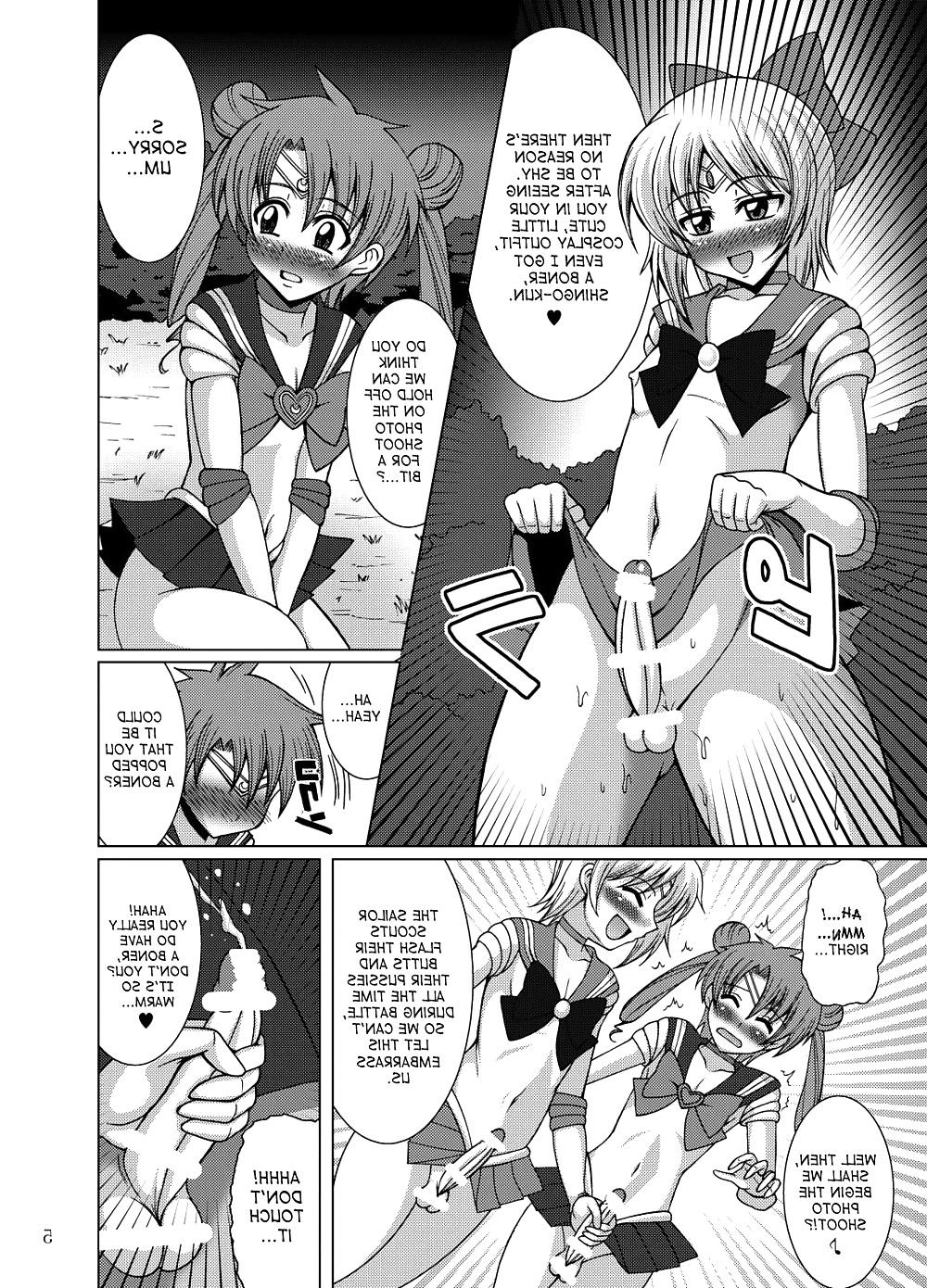 25P Crossdressers Vs Saturn, Uranus, & Pluto (Sailor Moon)